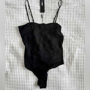 NWT Fashion Nova Black Bodysuit